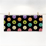 pastel smiley faces Hand Towel