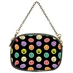 pastel smiley faces Chain Purse (One Side)