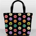 pastel smiley faces Bucket Bag