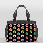 pastel smiley faces Oversize Office Handbag