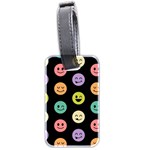 pastel smiley faces Luggage Tag (two sides)