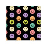 pastel smiley faces Small Satin Scarf (Square)