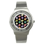 pastel smiley faces Stainless Steel Watch