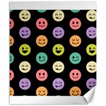 pastel smiley faces Canvas 20  x 24 