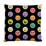 pastel smiley faces Standard Cushion Case (One Side)