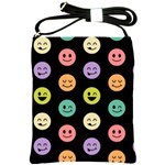 pastel smiley faces Shoulder Sling Bag