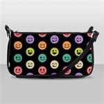 pastel smiley faces Shoulder Clutch Bag