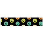 pastel smiley faces Flano Scarf (Small)