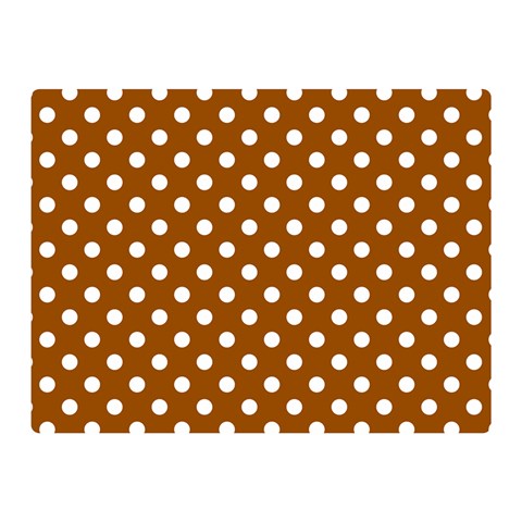 Polka Dots 35 x27  Blanket Front