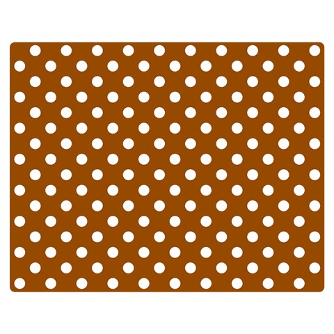 Polka Dots 60 x50  Blanket Front