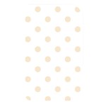 Polka Dots - Champagne Orange on White Memory Card Reader (Rectangular)