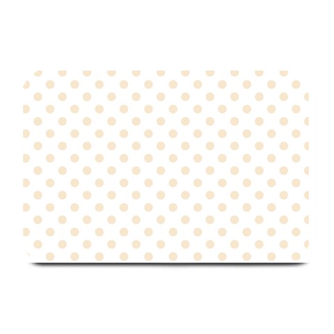 Polka Dots 18 x12  Plate Mat