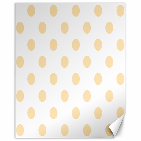 Polka Dots 15.75 x19.29  Canvas - 1