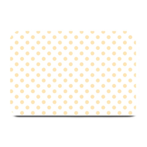 Polka Dots 18 x12  Plate Mat