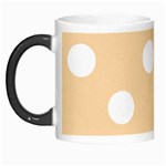 Polka Dots - White on Sunset Orange Morph Mug