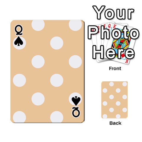 Queen Polka Dots Front - SpadeQ