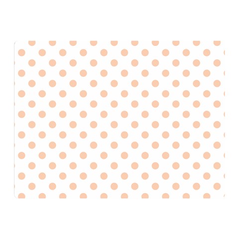 Polka Dots 35 x27  Blanket Back