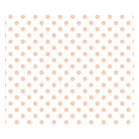 Polka Dots 50 x40  Blanket Back