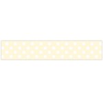 Polka Dots - White on Cornsilk Yellow Flano Scarf (Large)