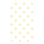 Polka Dots - Blond Yellow on White Memory Card Reader (Rectangular)