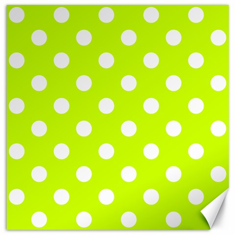 Polka Dots 15.2 x15.41  Canvas - 1