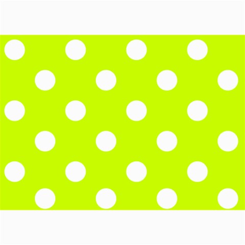 Polka Dots 7 x5  Photo Card - 1