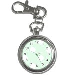 Polka Dots - White on Pale Green Key Chain Watch