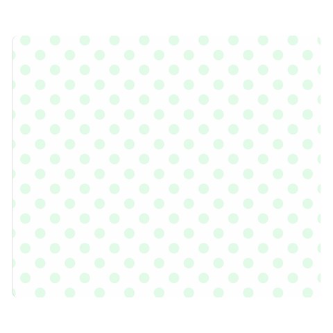 Polka Dots 50 x40  Blanket Back