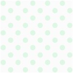 Polka Dots - Pale Green on White ScrapBook Page 8  x 8 