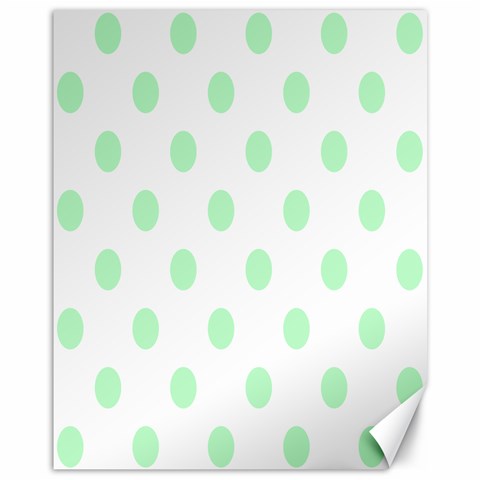 Polka Dots 10.95 x13.48  Canvas - 1