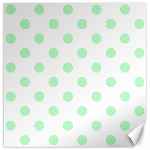 Polka Dots 11.4 x11.56  Canvas - 1