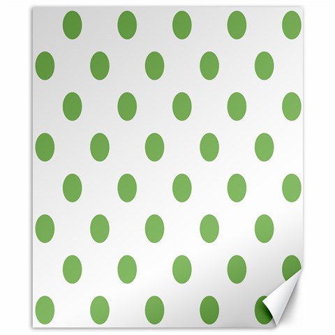 Polka Dots 8.15 x9.66  Canvas - 1