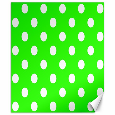 Polka Dots 8.15 x9.66  Canvas - 1