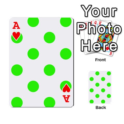 Ace Polka Dots Front - HeartA