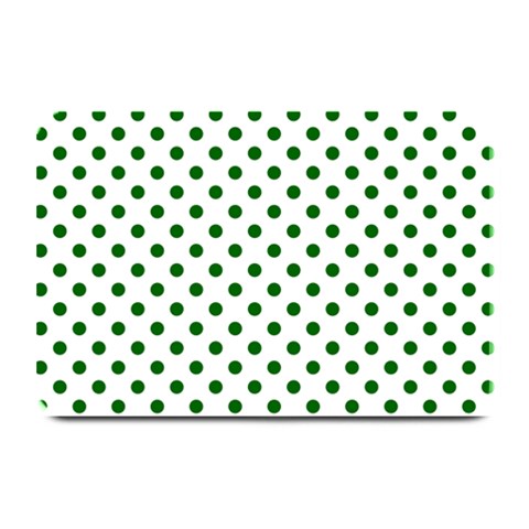 Polka Dots 18 x12  Plate Mat