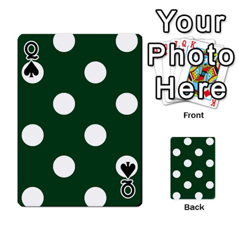 Queen Polka Dots Front - SpadeQ