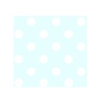 Polka Dots - White on Bubbles Cyan Greeting Card 5  x 7 