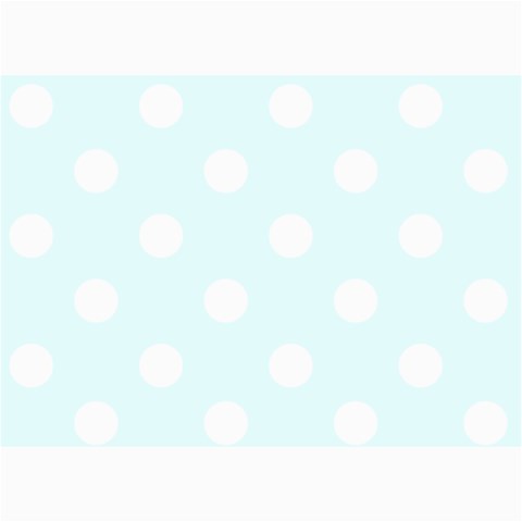 Polka Dots 7 x5  Photo Card - 1