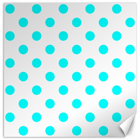 Polka Dots 11.4 x11.56  Canvas - 1