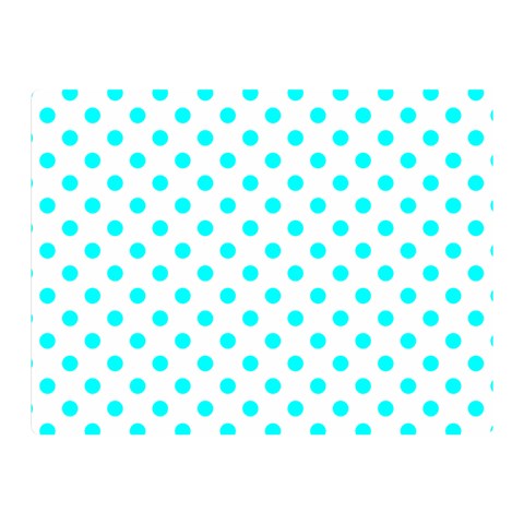 Polka Dots 35 x27  Blanket Front