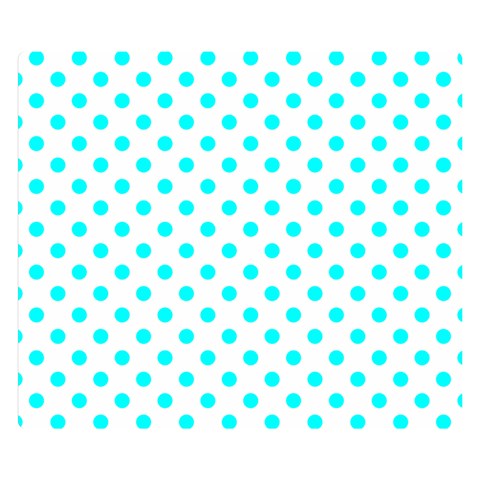 Polka Dots 50 x40  Blanket Front