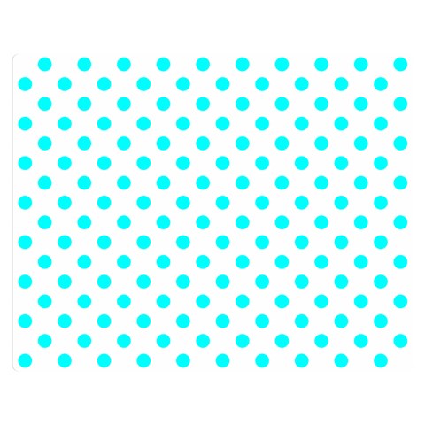 Polka Dots 60 x50  Blanket Front