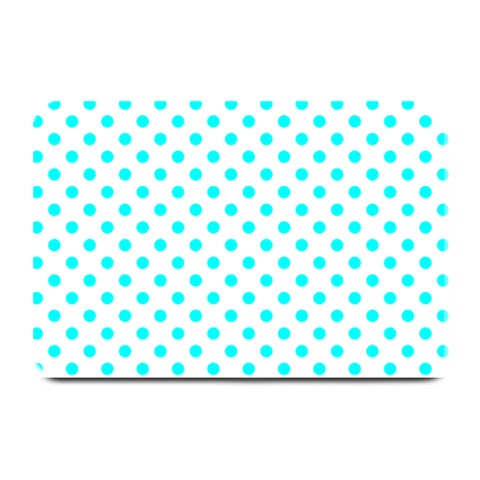 Polka Dots 18 x12  Plate Mat