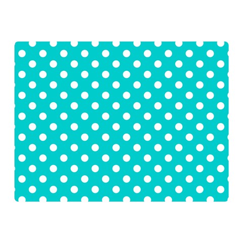 Polka Dots 35 x27  Blanket Front