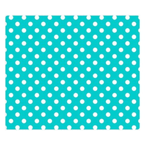 Polka Dots 50 x40  Blanket Front