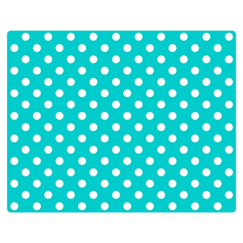 Polka Dots 60 x50  Blanket Front