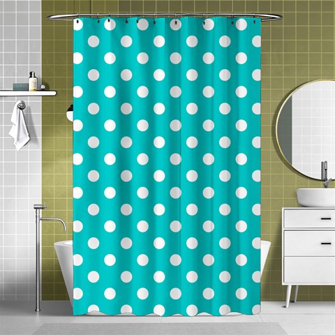 Polka Dots Curtain(48  X 72 ) - 42.18 x64.8  Curtain(48  X 72 )