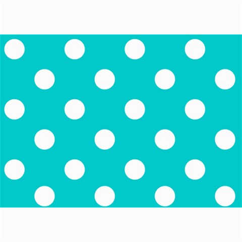 Polka Dots 7 x5  Photo Card - 1