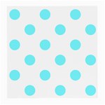 Polka Dots - Electric Blue on White Medium Glasses Cloth