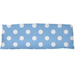 Polka Dots - White on Baby Blue Body Pillow Case Dakimakura (Two Sides)